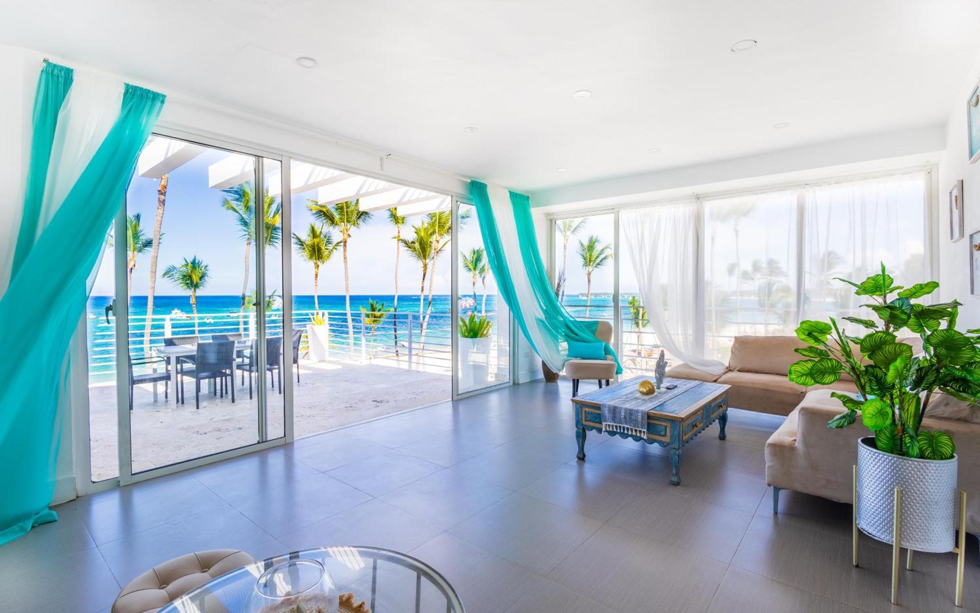 Dream Punta Cana Beachfront Apartment - 4-Bedroom Penthouse With Rooftop Bbq & Ocean Views Eksteriør bilde