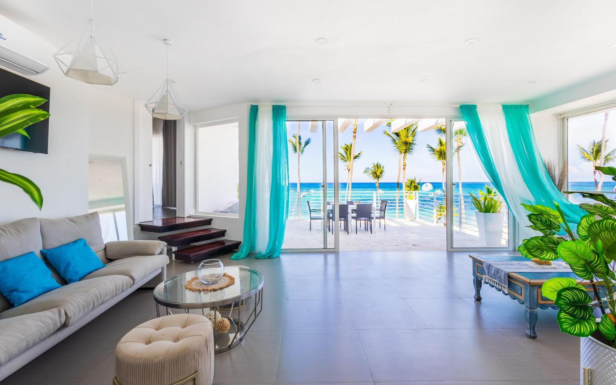 Dream Punta Cana Beachfront Apartment - 4-Bedroom Penthouse With Rooftop Bbq & Ocean Views Eksteriør bilde