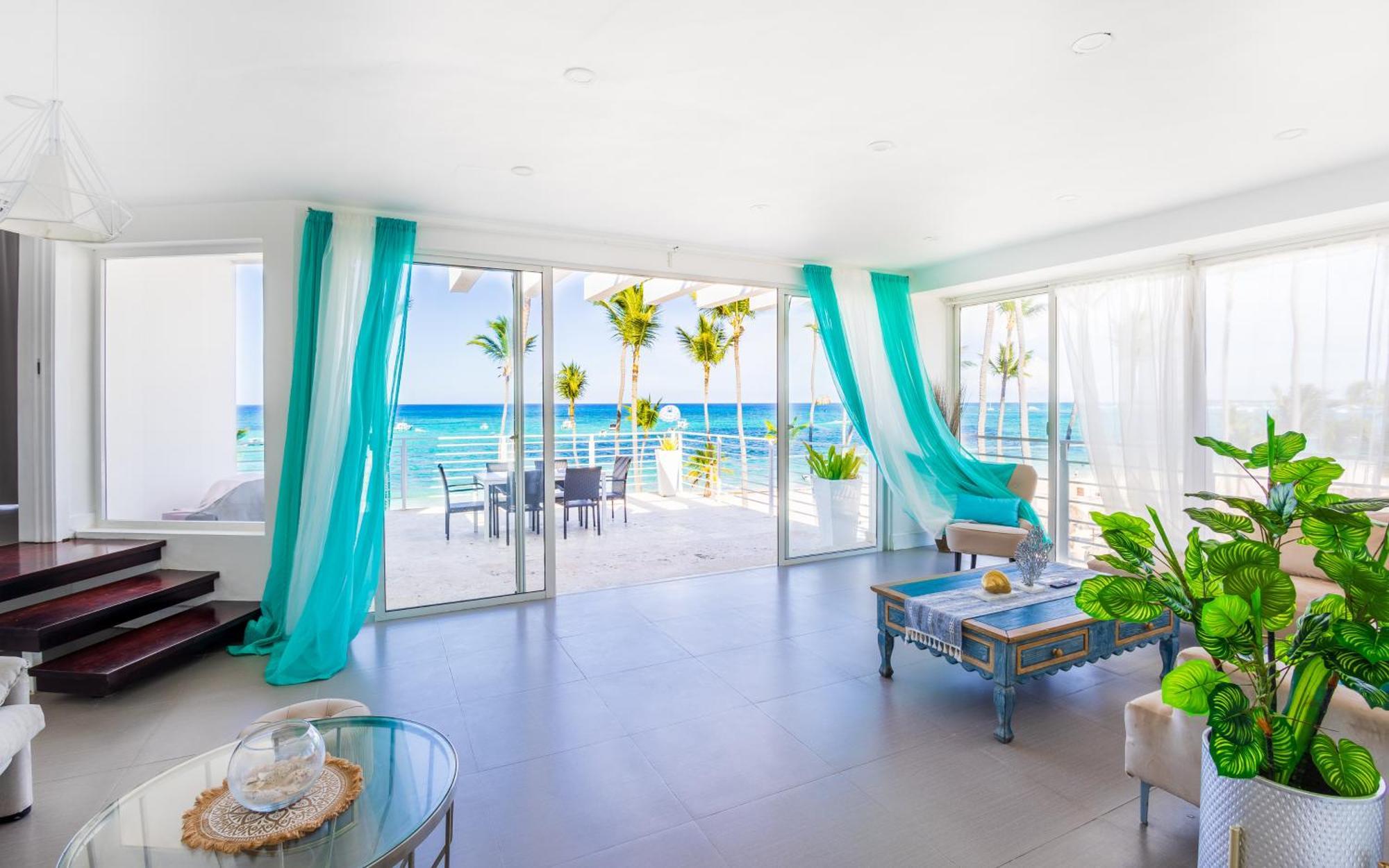 Dream Punta Cana Beachfront Apartment - 4-Bedroom Penthouse With Rooftop Bbq & Ocean Views Eksteriør bilde